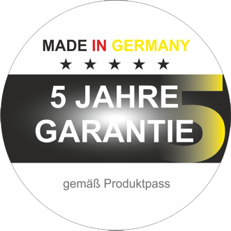 5 Jahre Garantie